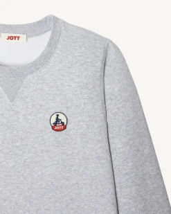 JOTT Organic Cotton Sweatshirt Heather Gray Elvas 514 Heather Gray Store
