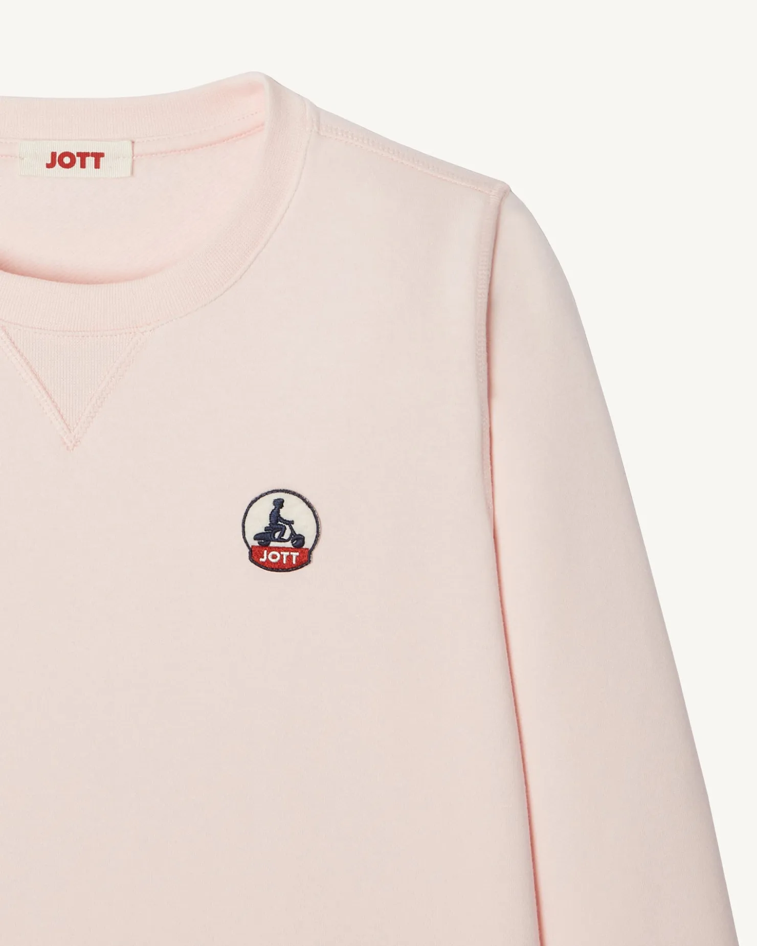JOTT Organic Cotton Sweatshirt Light Pink Elvas 463 Soft Pink Cheap
