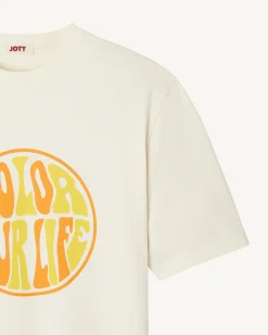 JOTT Organic Cotton T-Shirt Ecru Adela 895 Off-White Fashion