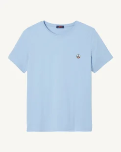 JOTT Organic Cotton T-Shirt Light Blue Pietro 180 Soft Blue Online