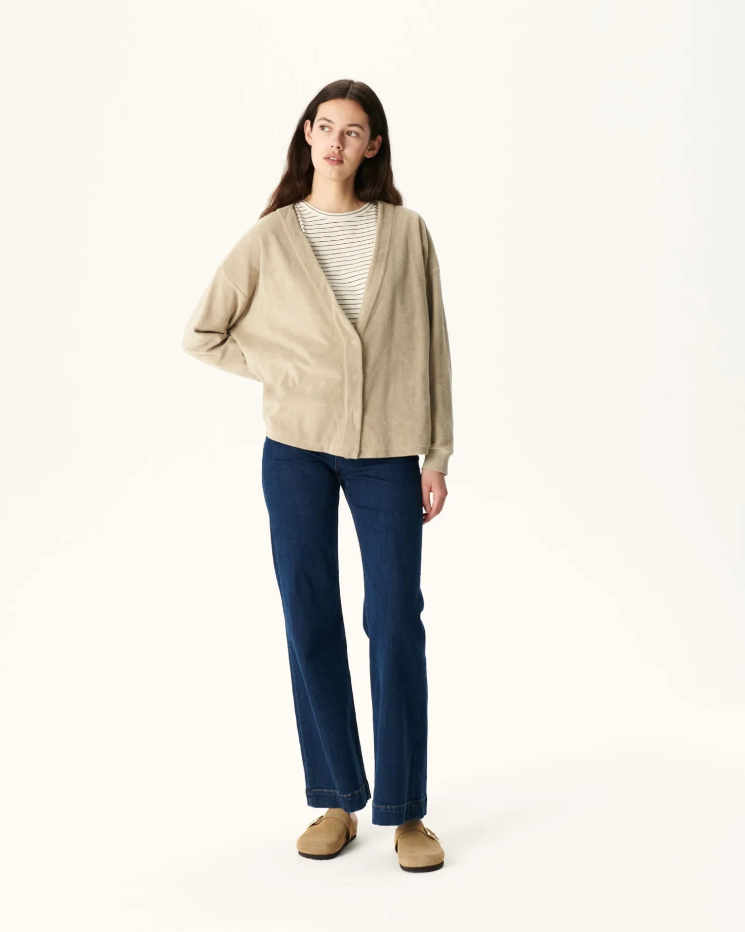 JOTT Pamplona Beige Long Sleeve Cardigan 804 Beige Shop