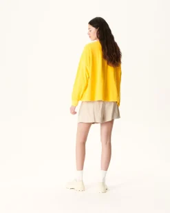 JOTT Pamplona Citron Long Sleeve Cardigan 631 Lemon Fashion