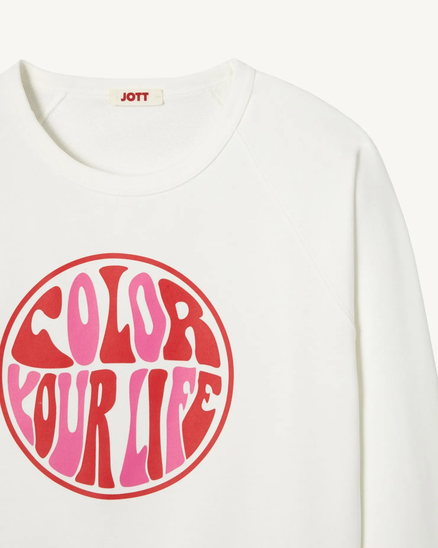 JOTT Parati White Printed Sweatshirt 901 White Best Sale