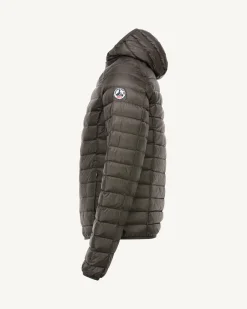 JOTT Plomb Nico Lightweight Hooded Down Jacket 509 Lead Hot