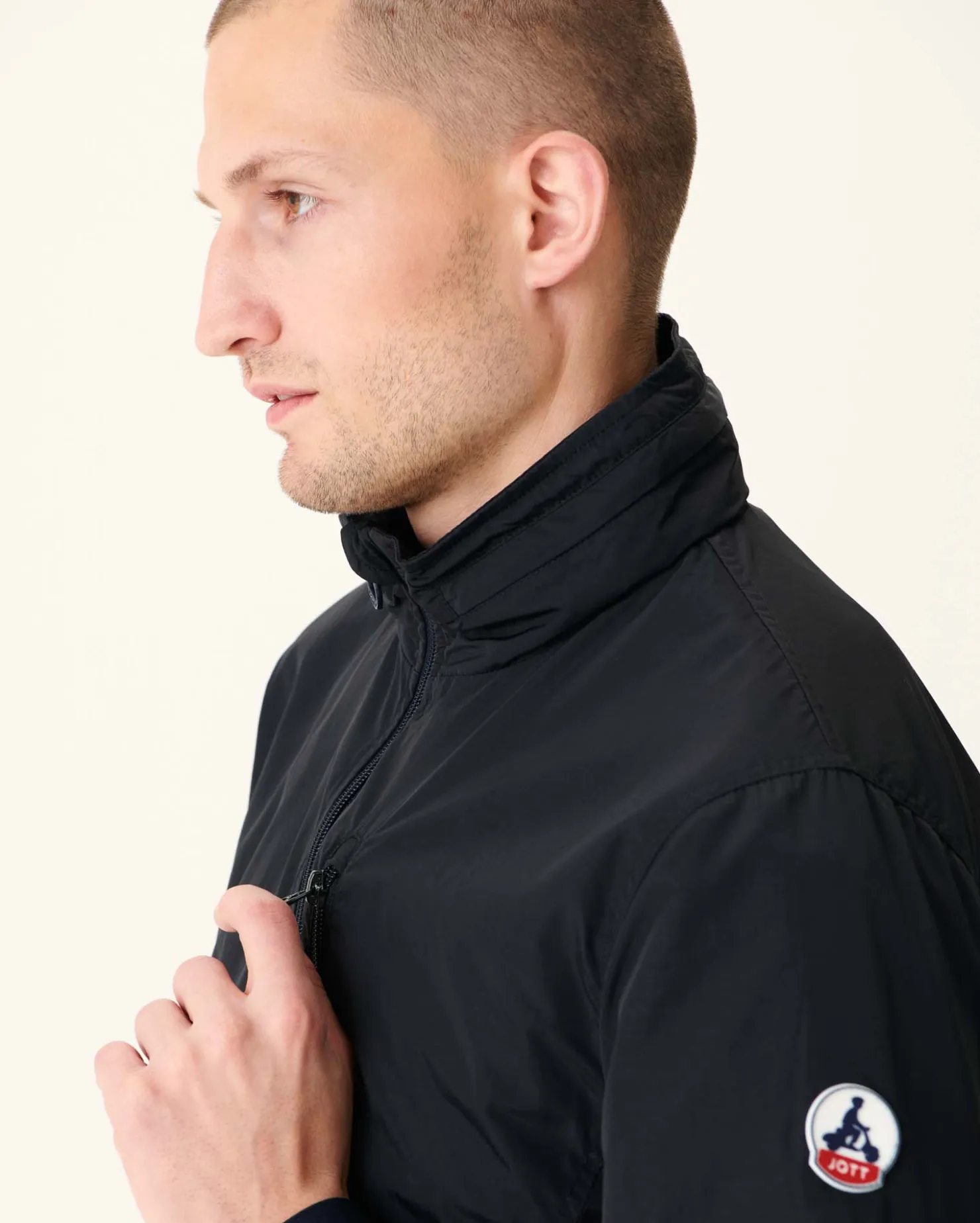 JOTT Pocketable Hooded Jacket Black Oregon 999 Black Fashion