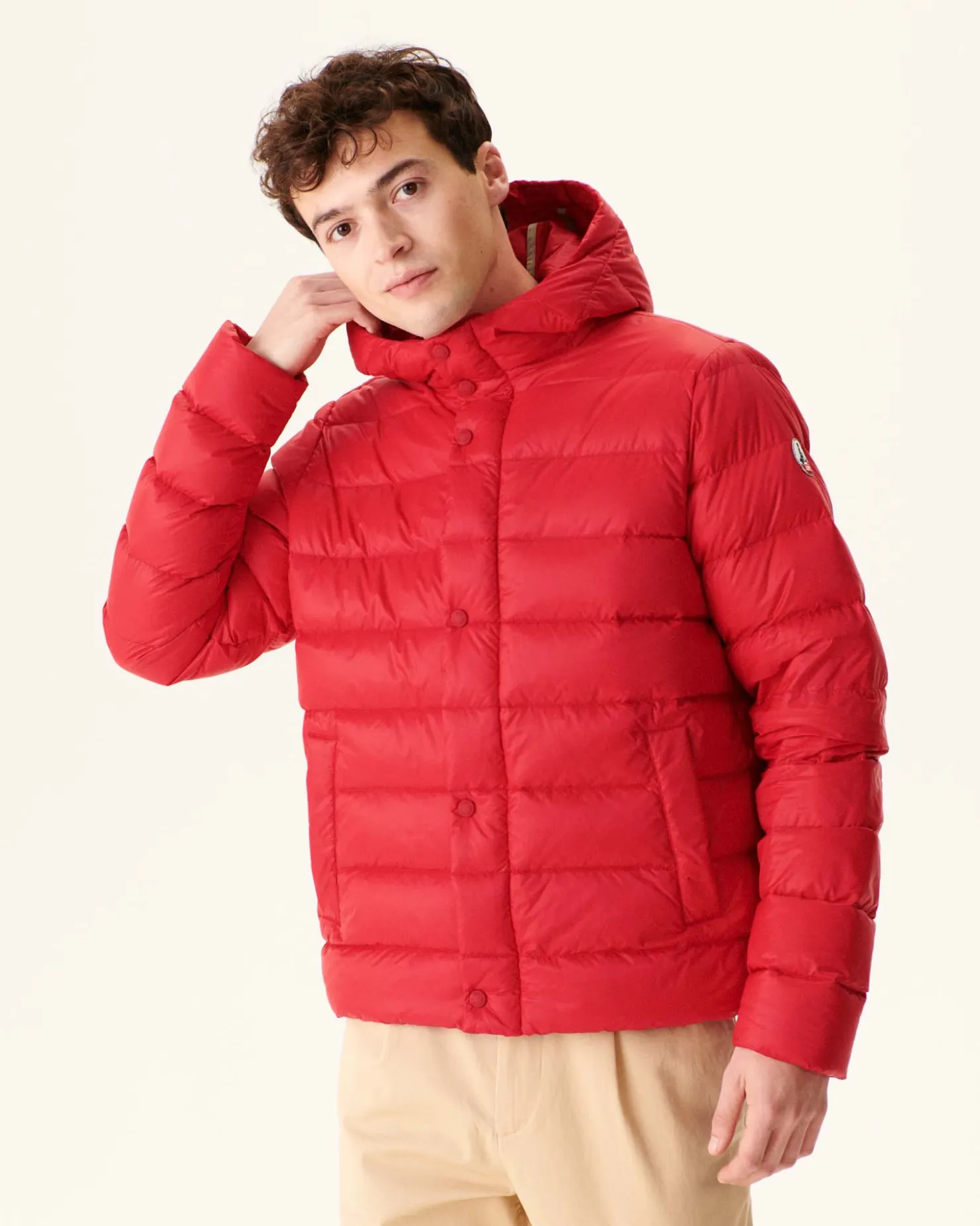 JOTT Red Jorge Hooded Puffer Jacket 300 Red Best
