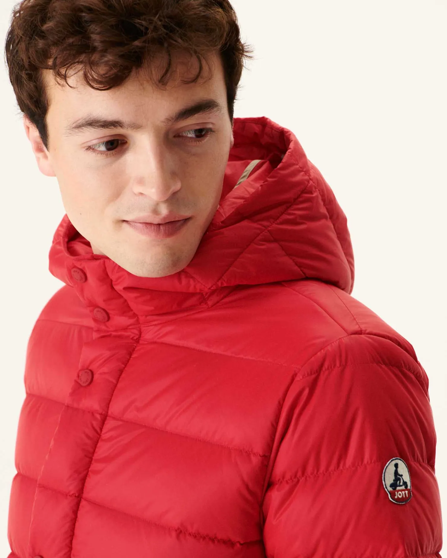 JOTT Red Jorge Hooded Puffer Jacket 300 Red Best