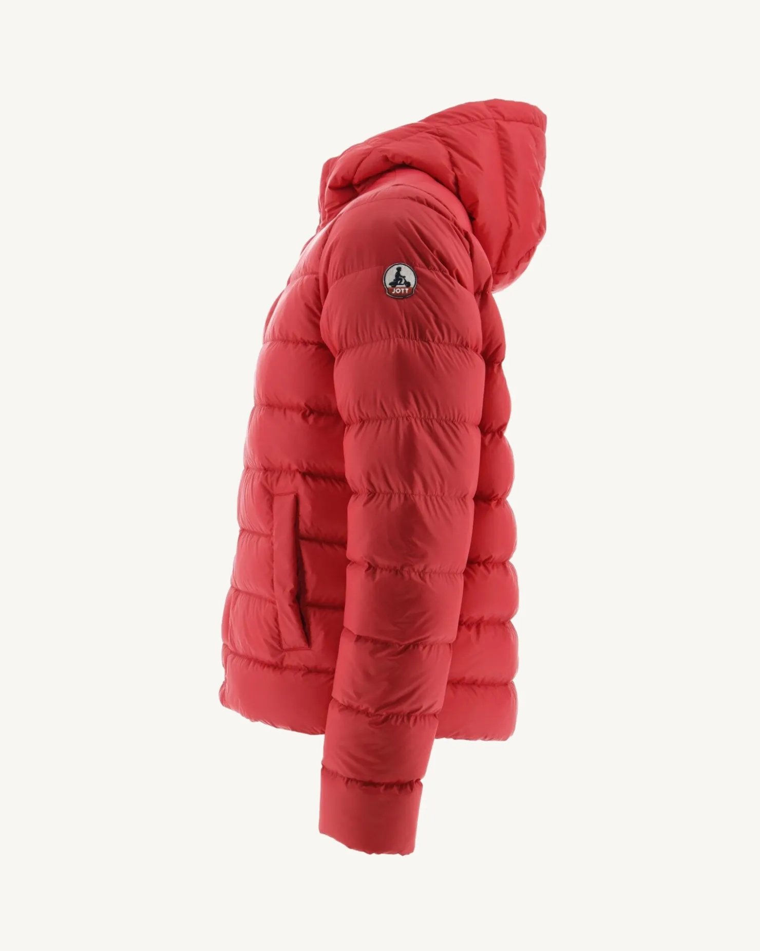 JOTT Red Jorge Hooded Puffer Jacket 300 Red Best