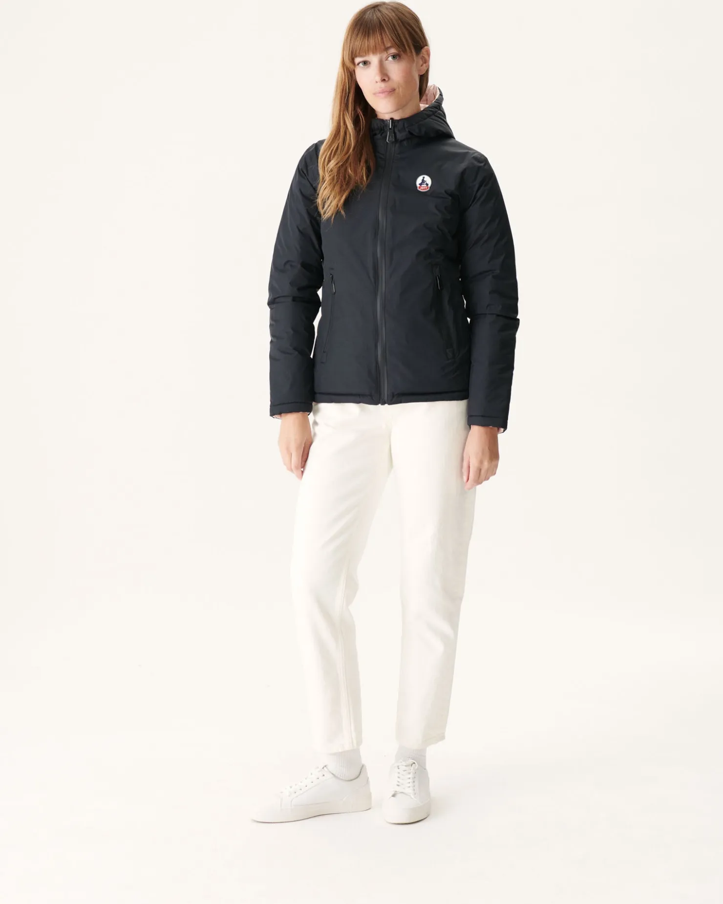 JOTT Reversible Down Jacket Black/Vienne Pale Pink 964 Black/Pale Pink Shop
