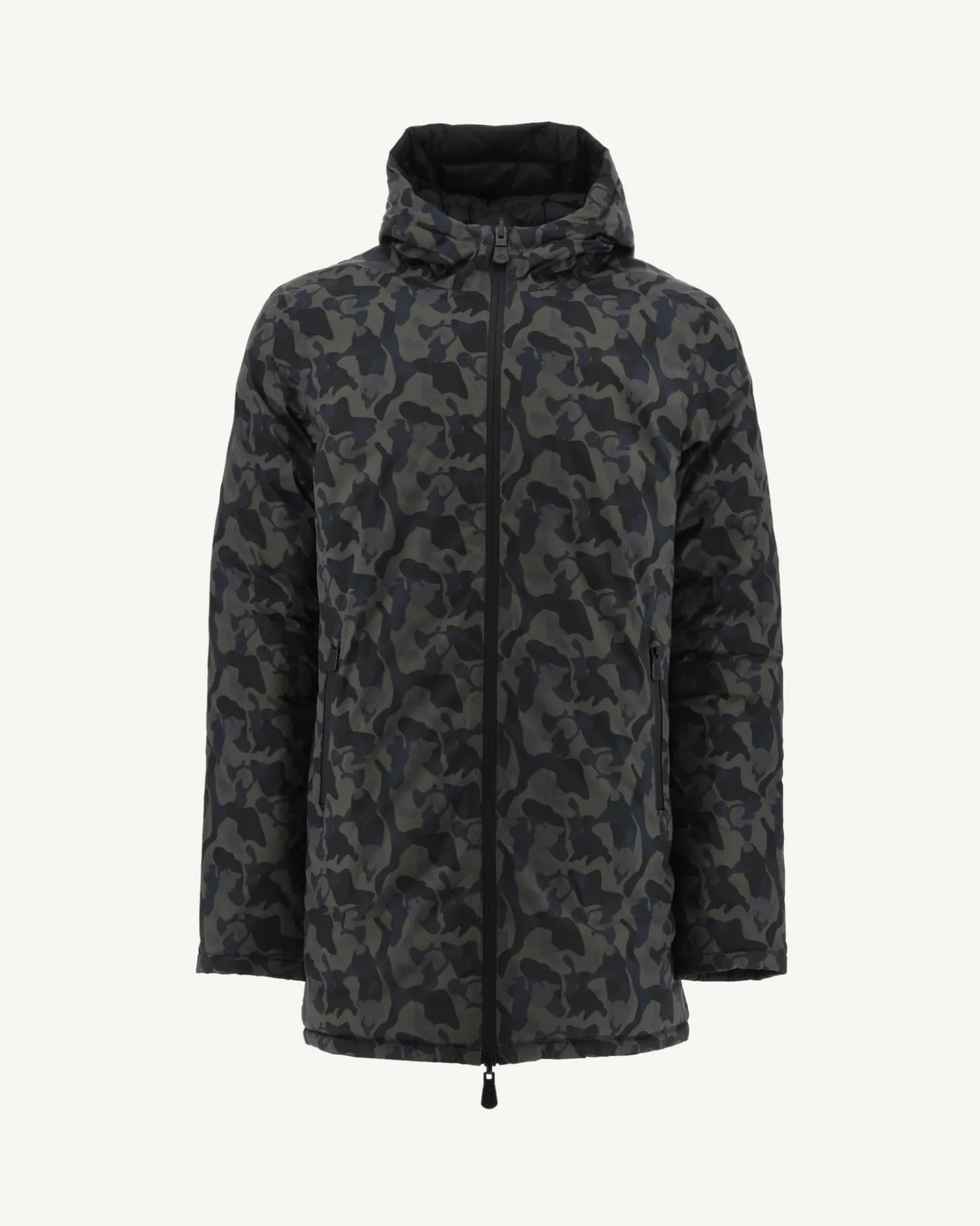 JOTT Reversible Down Jacket Military Print/Black Amsterdam 278 Military Print/Black Cheap