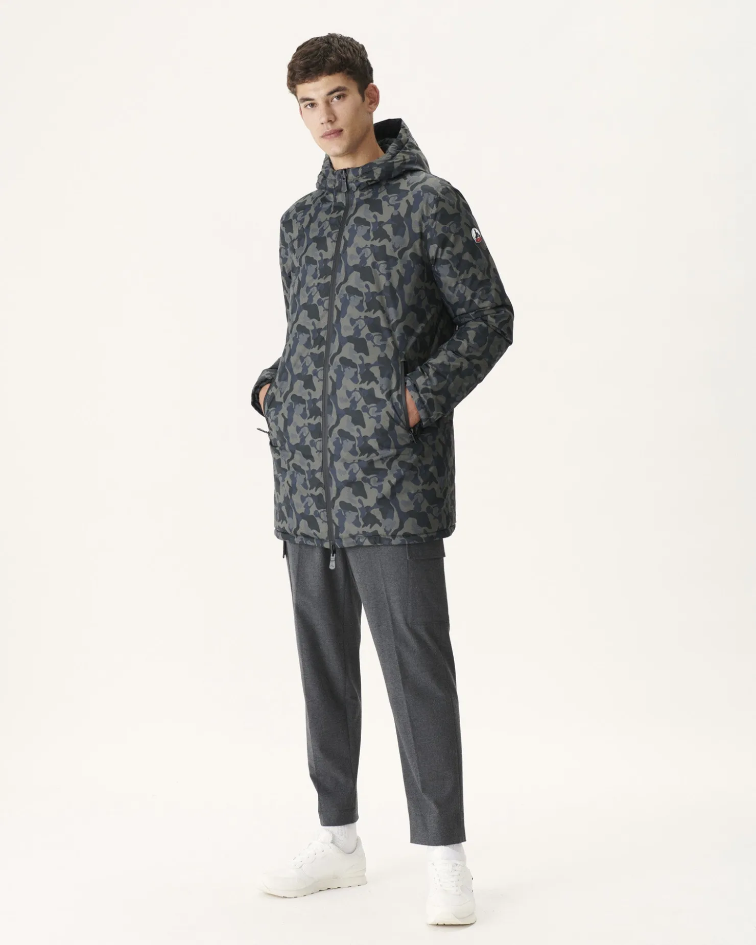 JOTT Reversible Down Jacket Military Print/Black Amsterdam 278 Military Print/Black Cheap