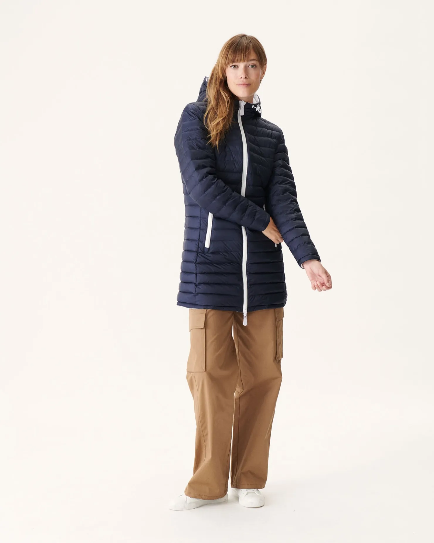 JOTT Reversible Down Jacket White/Moscow Navy 913 White/Navy Hot