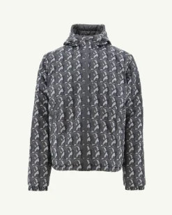 JOTT Reversible Hooded Down Jacket Monogram Anthra/Anthra Bergen 5040 Monogram Anthra / Anthra Best