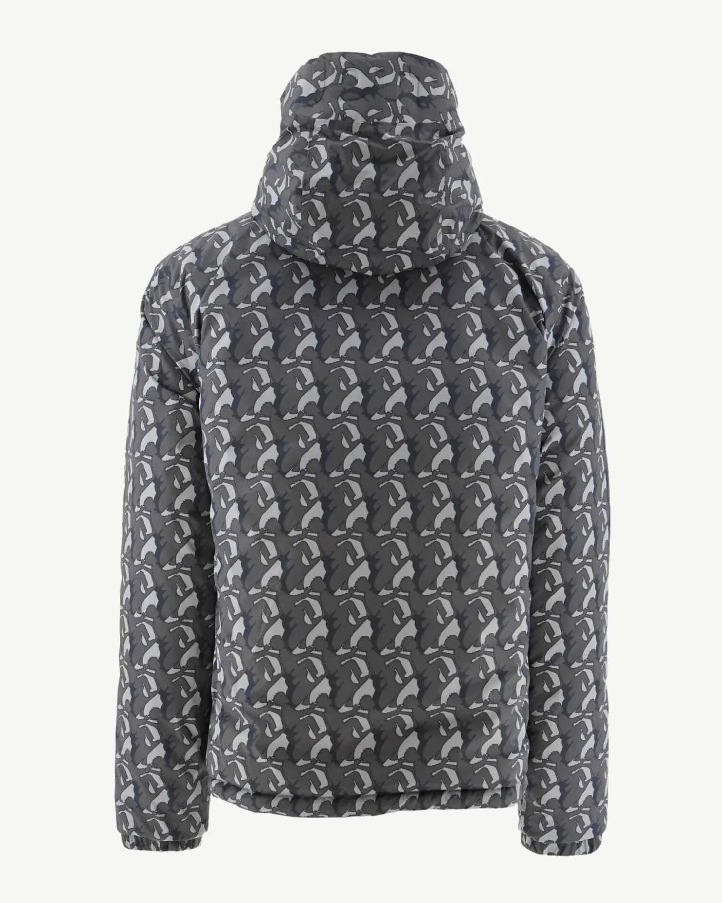 JOTT Reversible Hooded Down Jacket Monogram Anthra/Anthra Bergen 5040 Monogram Anthra / Anthra Best