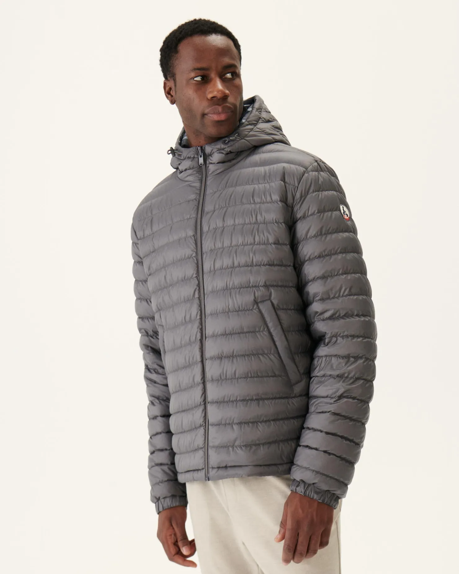 JOTT Reversible Hooded Down Jacket Monogram Anthra/Anthra Bergen 5040 Monogram Anthra / Anthra Best