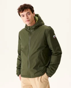JOTT Reversible Hooded Down Jacket Army/Light Khaki Bergen 2550 Army / Bush Sale
