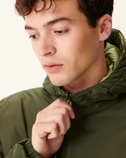 JOTT Reversible Hooded Down Jacket Army/Light Khaki Bergen 2550 Army / Bush Sale