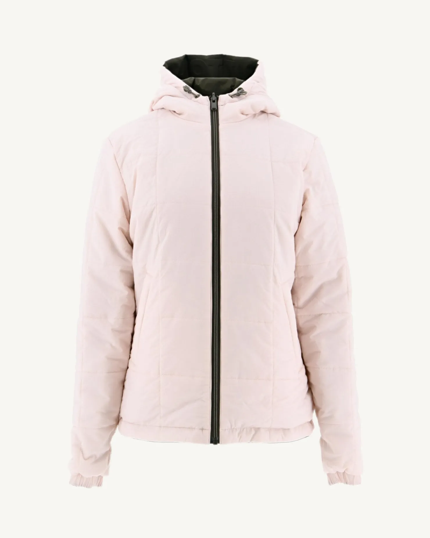 JOTT Reversible Hooded Down Jacket Ultralight Army/Light Pink Kara 2552 Army / Soft Pink Store