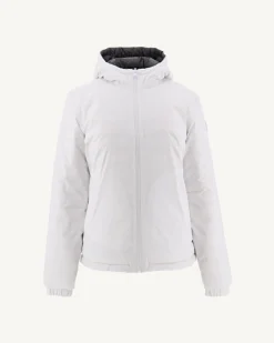 JOTT Reversible Hooded Down Jacket White/Vienna Anthracite 9010 White / Anthracite Flash Sale