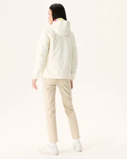 JOTT Reversible Hooded Down Jacket Ultralight Ecru/Bohemian Blue Kara 8953 Off-White/Bohemian Blue New
