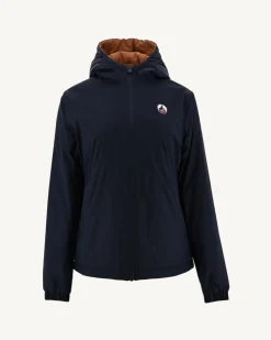 JOTT Reversible Hooded Down Jacket Ultralight Navy/Camel Kara 1045 Navy / Camel Online