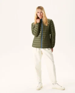 JOTT Reversible Hooded Down Jacket Jeans Blue/Army Vienna 1400 Blue Jeans / Army Cheap