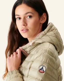 JOTT Reversible Hooded Down Jacket Light Pink/Vienna Beige 4630 Soft Pink / Beige Cheap