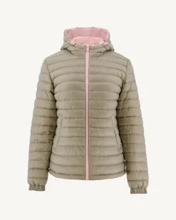 JOTT Reversible Hooded Down Jacket Light Pink/Vienna Beige 4630 Soft Pink / Beige Cheap