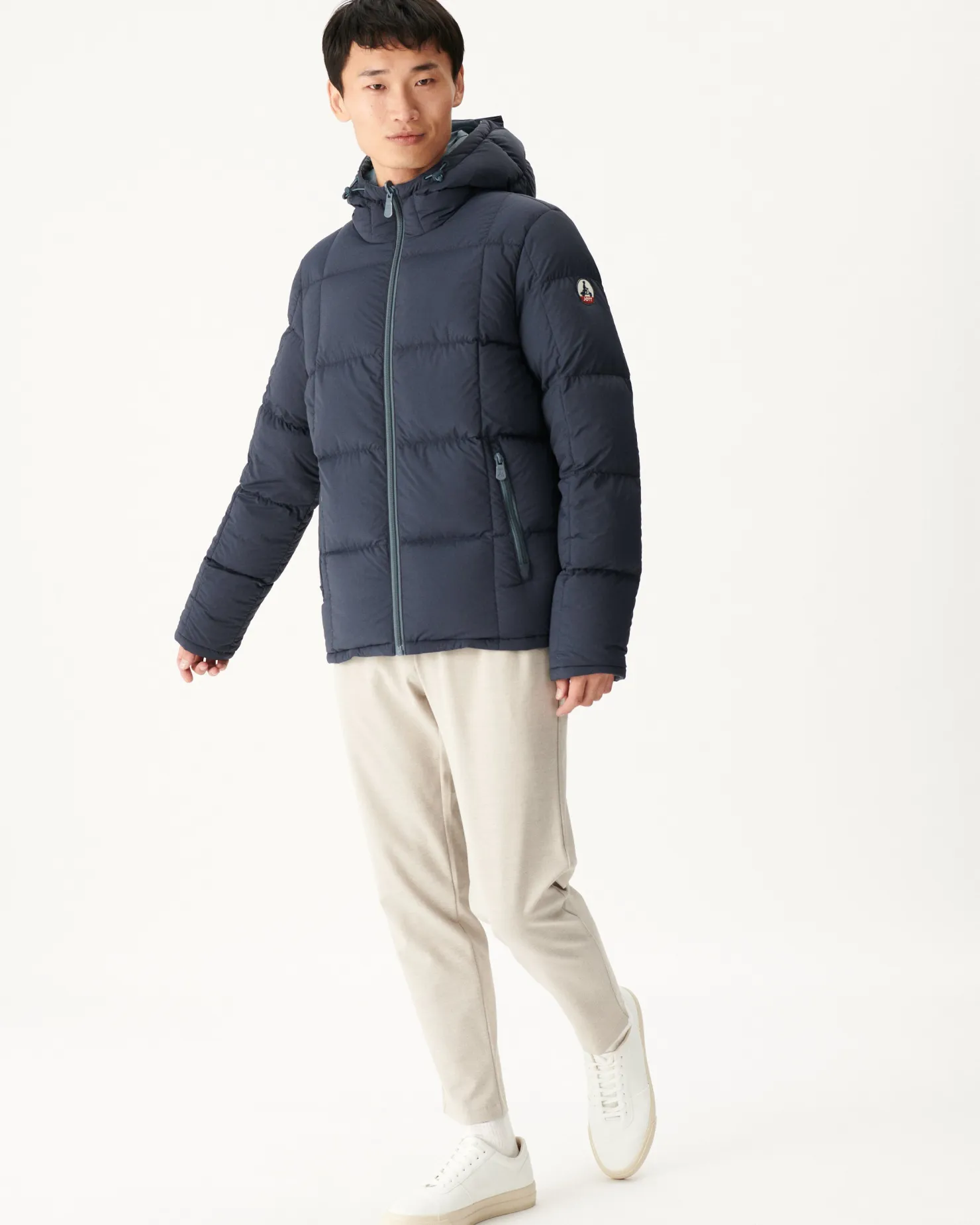 JOTT Reversible Hooded Down Jacket Great Cold Blue/Navy Aspen 109 Navy Blue Cheap