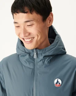 JOTT Reversible Hooded Down Jacket Great Cold Blue/Navy Aspen 109 Navy Blue Cheap