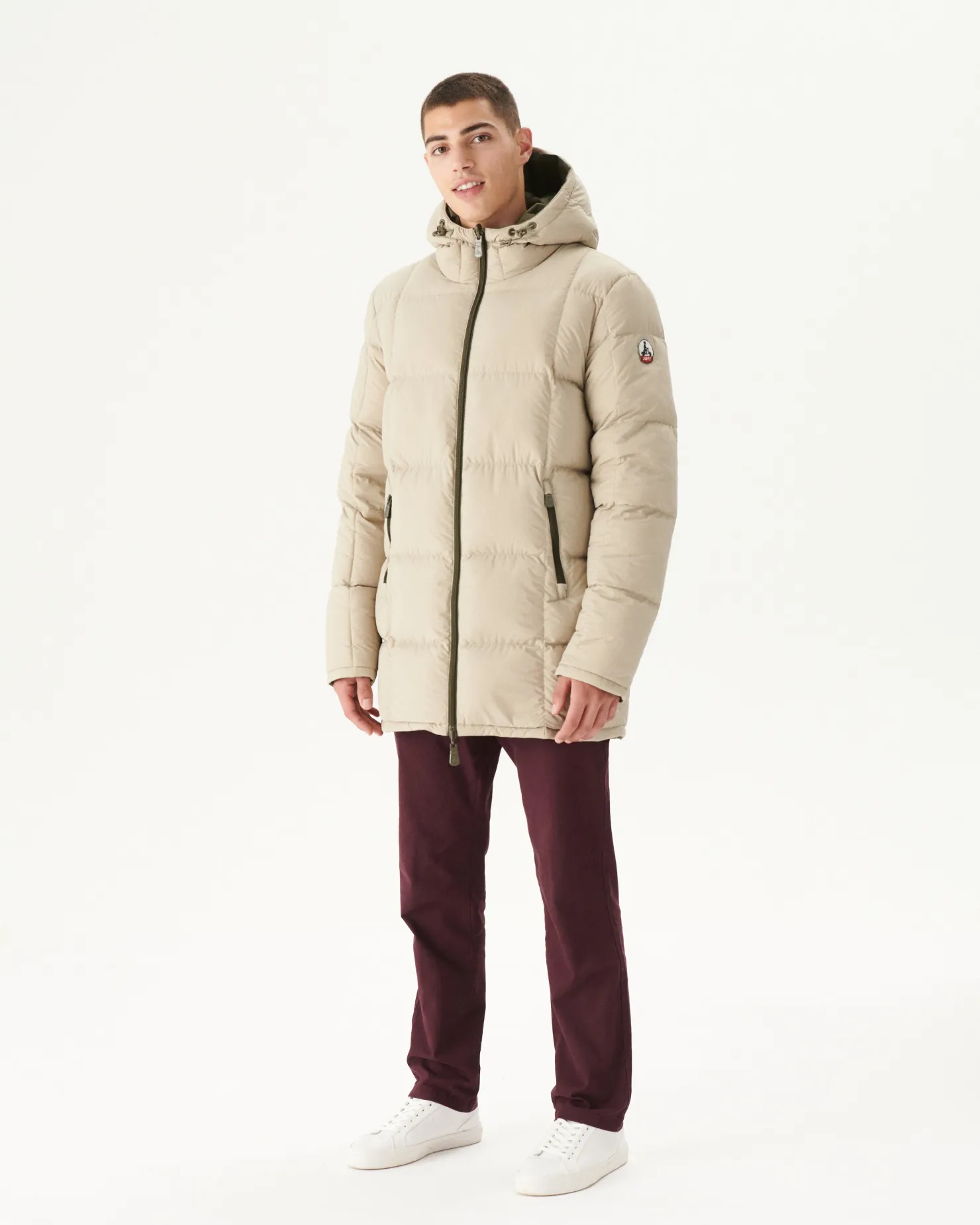 JOTT Reversible Hooded Down Jacket Great Cold Army/Beige Toronto 852 Army/Beige Sale