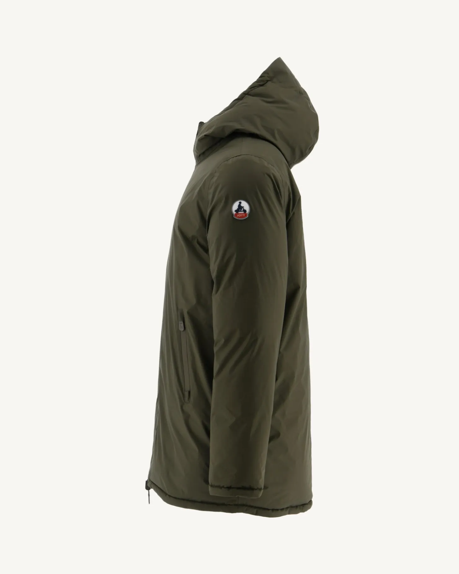 JOTT Reversible Hooded Down Jacket Great Cold Army/Beige Toronto 852 Army/Beige Sale