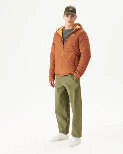 JOTT Reversible Hooded Down Jacket Caramel/Mustard Bergen 828 Caramel/Mustard Sale