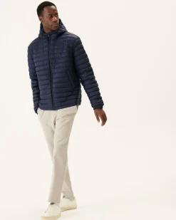 JOTT Reversible Hooded Down Jacket Marine Bergen 104 Marine Cheap