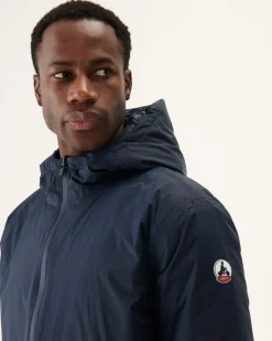 JOTT Reversible Hooded Down Jacket Marine Bergen 104 Marine Cheap