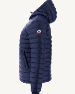 JOTT Reversible Hooded Puffer Jacket Marine Vienne 104 Marine New