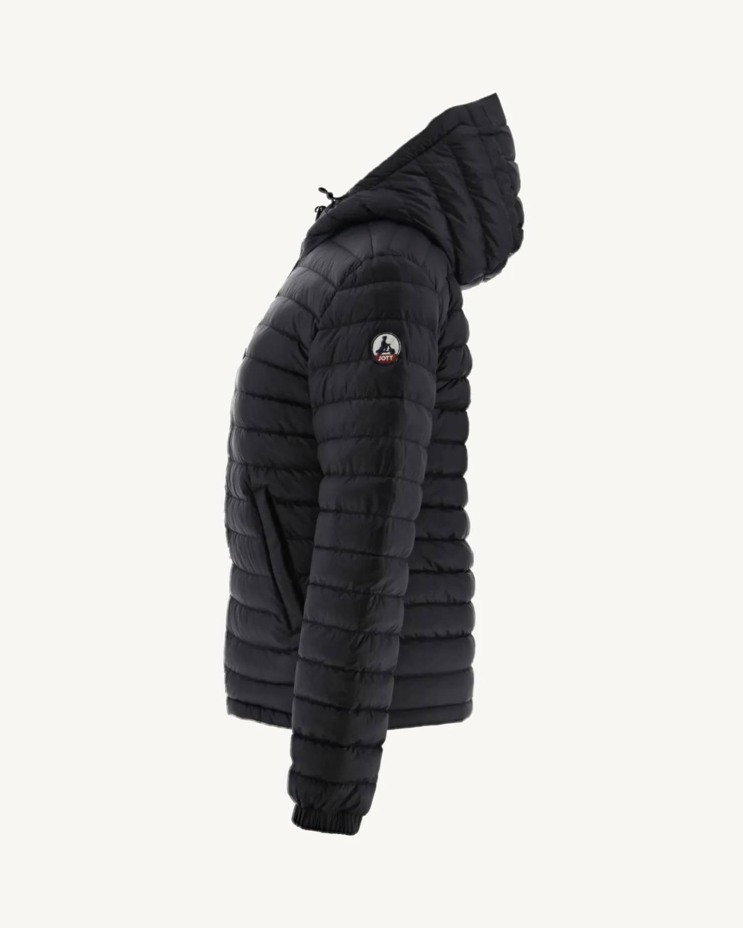 JOTT Reversible Hooded Puffer Jacket Noir Vienne 999 Noir Cheap