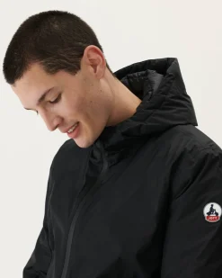 JOTT Reversible Hooded Puffer Jacket Black Bergen 999 Noir Shop