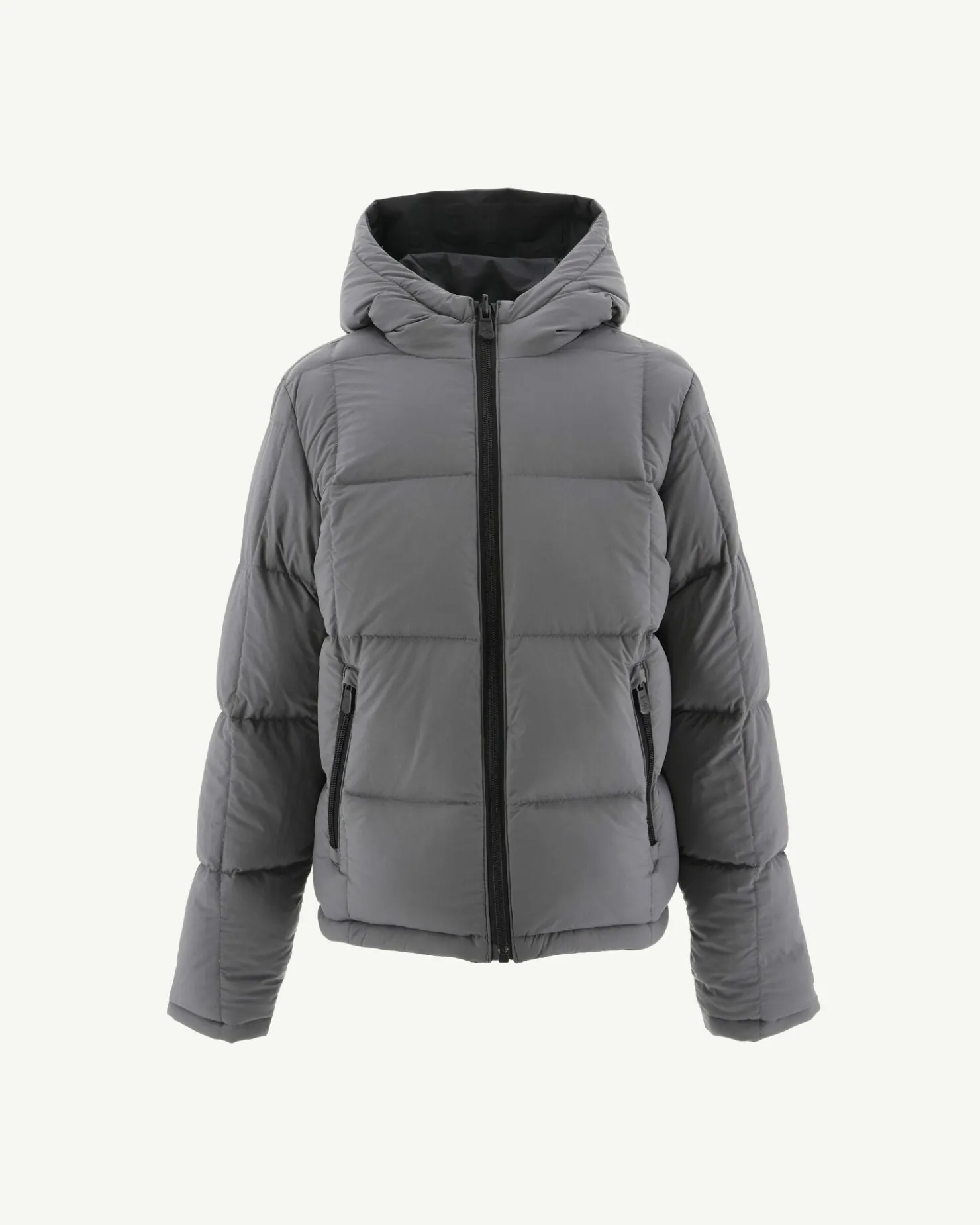 JOTT Reversible Hooded Winter Jacket For Children Black/Anthracite Yoko 9990 Black / Charcoal Cheap