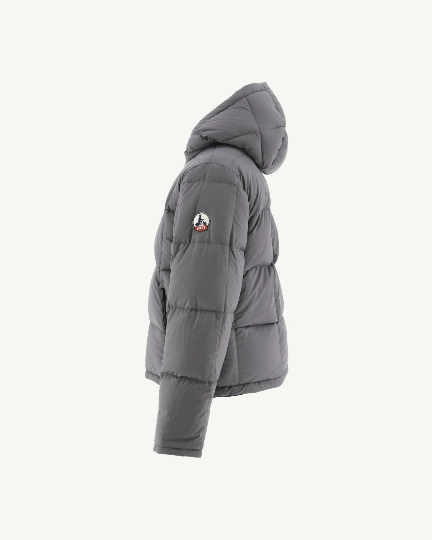 JOTT Reversible Hooded Winter Jacket For Children Black/Anthracite Yoko 9990 Black / Charcoal Cheap
