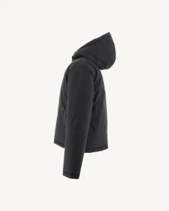JOTT Reversible Hooded Winter Jacket For Children Black/Anthracite Yoko 9990 Black / Charcoal Cheap