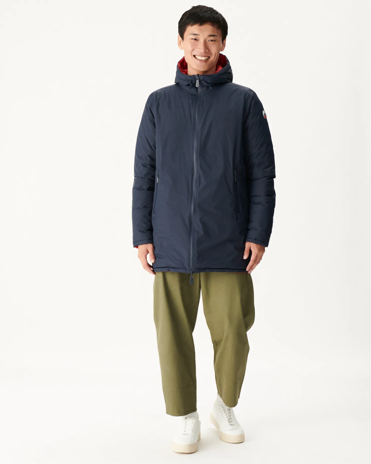 JOTT Reversible Navy/Red Amsterdam Down Jacket 189 Navy/Red Shop