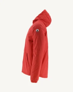JOTT Reversible Ultralight Down Jacket With Hood Bright Red/Dark Denim Vigo 3180 Fire Red / Dark Denim Sale