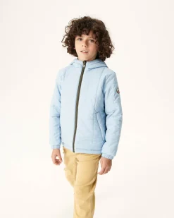 JOTT Reversible Ultralight Down Jacket With Hood Army/Light Blue Child Ross 2551 Army / Soft Blue Clearance