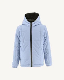 JOTT Reversible Ultralight Down Jacket With Hood Army/Light Blue Child Ross 2551 Army / Soft Blue Clearance