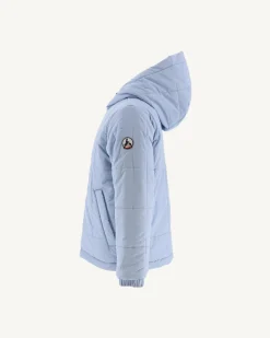 JOTT Reversible Ultralight Down Jacket With Hood Army/Light Blue Child Ross 2551 Army / Soft Blue Clearance