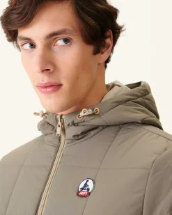 JOTT Reversible Ultralight Hooded Down Jacket Beige/Taupe Vigo 8041 Beige / Taupe Best Sale