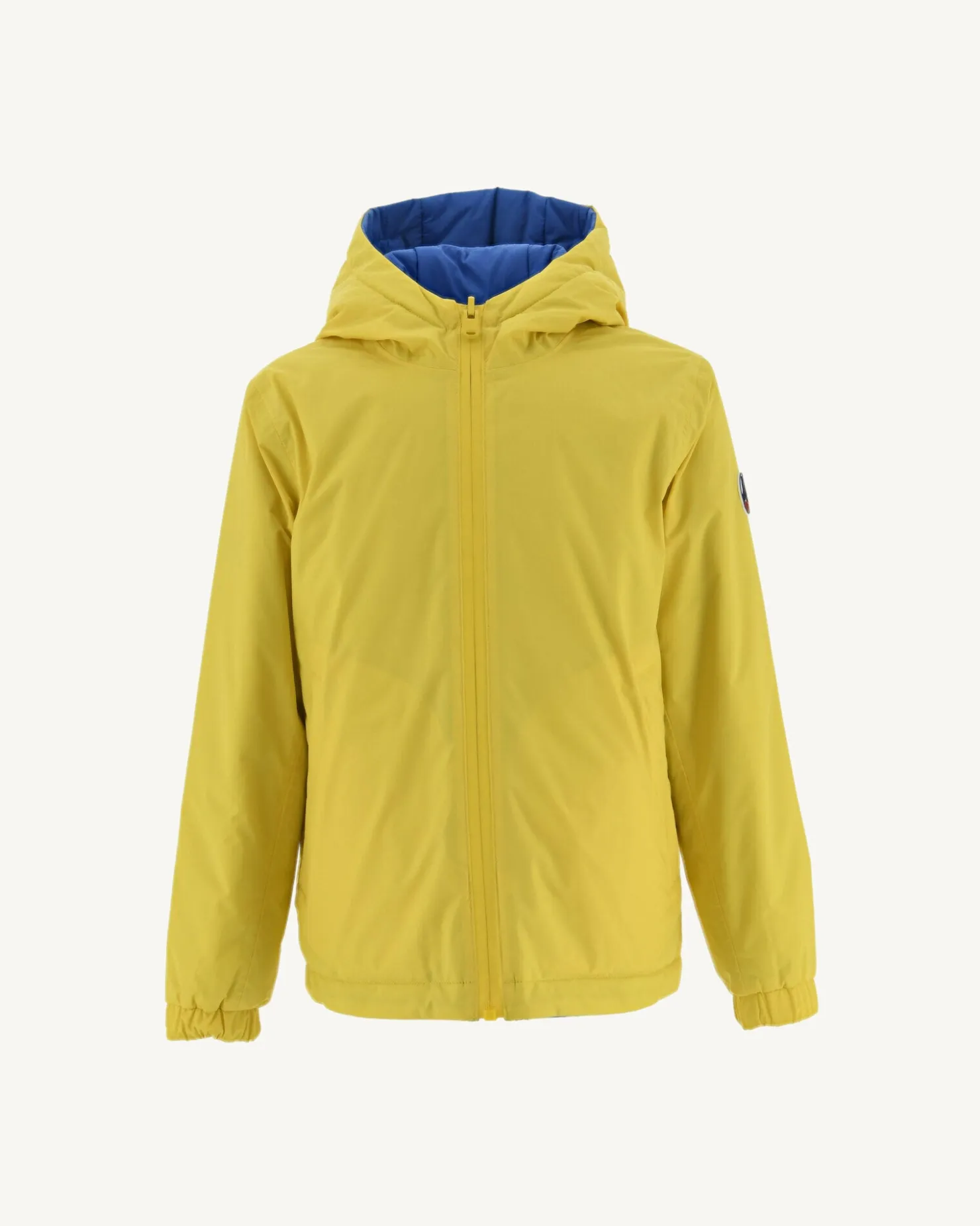 JOTT Reversible Ultralight Hooded Down Jacket Lemon/Azure Child Rosso 6310 Lemon / Azure New