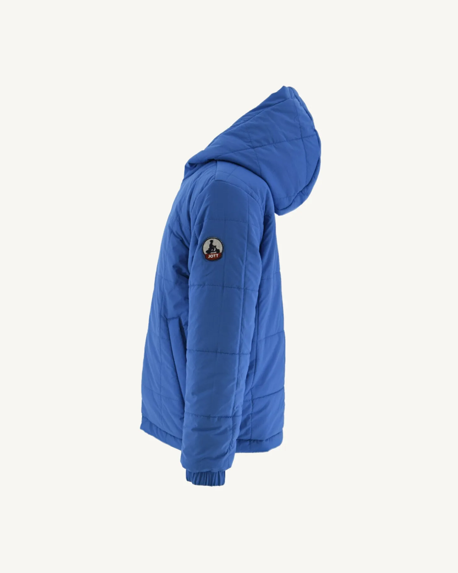 JOTT Reversible Ultralight Hooded Down Jacket Lemon/Azure Child Rosso 6310 Lemon / Azure New