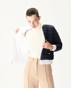 JOTT Reversible White/Navy Down Jacket Hanoi 913 White/Navy Best Sale